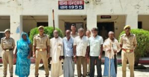 चंदवक में पुलिस का अभियान तेज, छह वारंटी गिरफ्तार